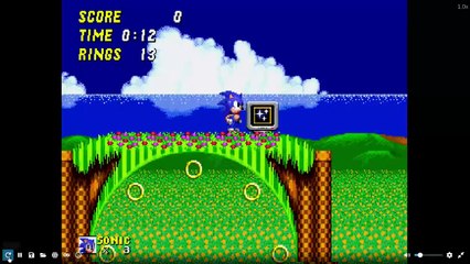 Sonic 2 | Emerald Hill 1 | 00:00:21 Seconds