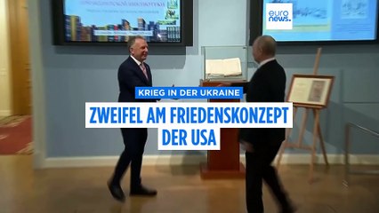 "Ohne klare Prinzipien": Experten zweifeln an US-Konzept für Frieden in der Ukraine