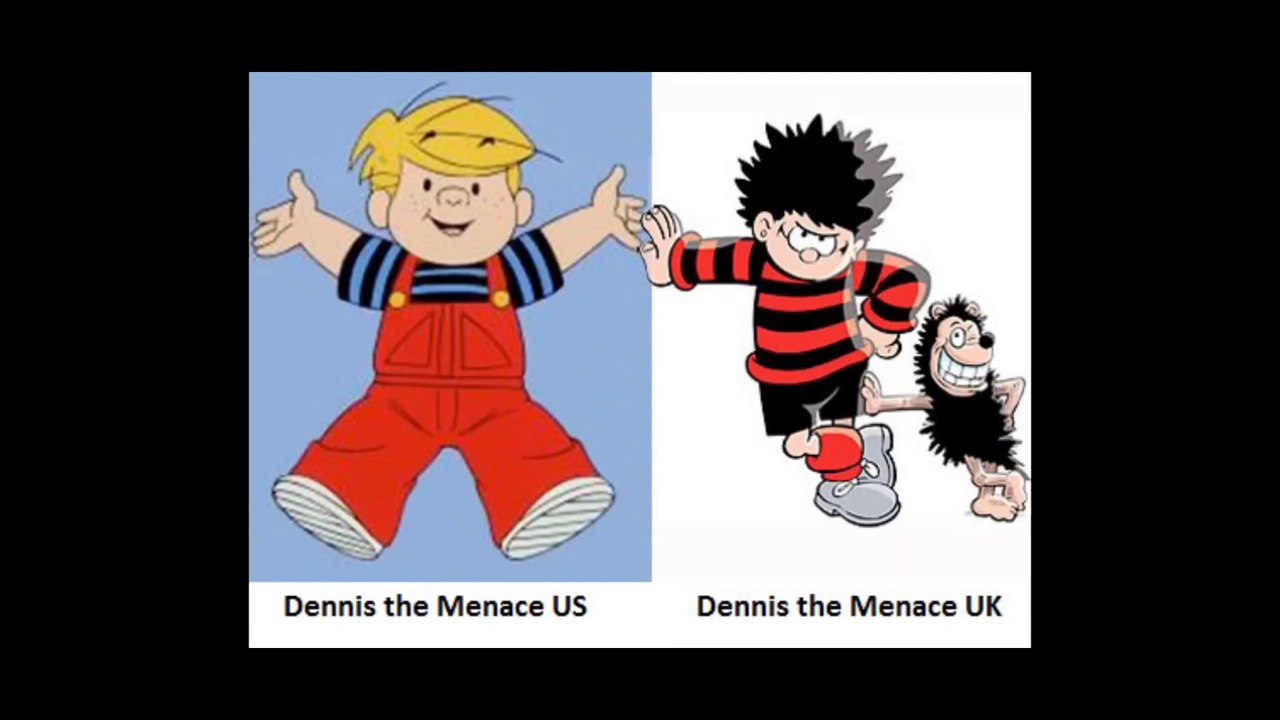 Dennis The Menace UK And US The Differences