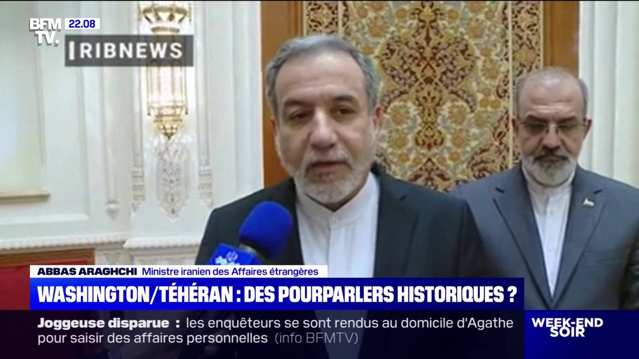 Pourparlers entre les États-Unis et l'Iran: "Nous espérons qu'il y aura une chance de parvenir à une première entente", déclare Abbas Araghchi, ministre iranien des Affaires étrangères