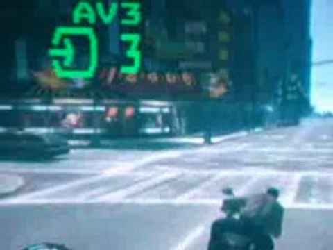 GTA saut en moto du haut du plu grand immeuble du jeu