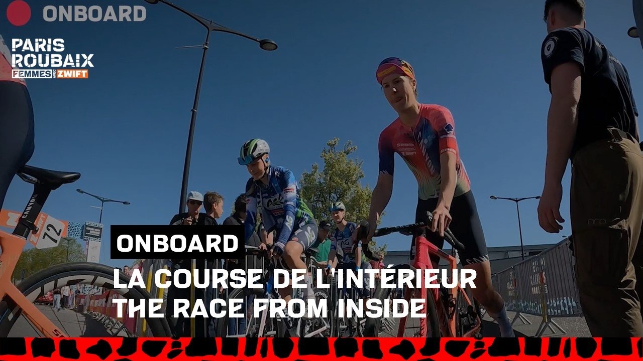 Paris-Roubaix Femmes avec ZWIFT 2025 - Highlights Onboard