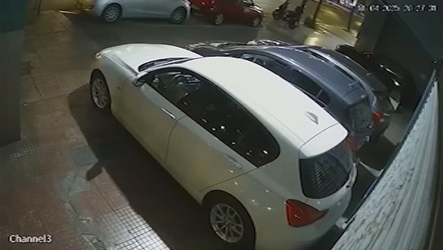 CCTV shows moment bomb blast rocks Athens