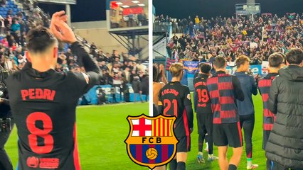 Barcelona se acerca al titulo de LaLiga con triunfo ante el Leganés y celebra con su afición