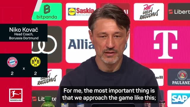 Bayern result proves Dortmund can compete with Barcelona - Kovac