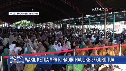 Wakil Ketua MPR RI Hadiri Haul ke-57 Guru Tua di Kota Palu