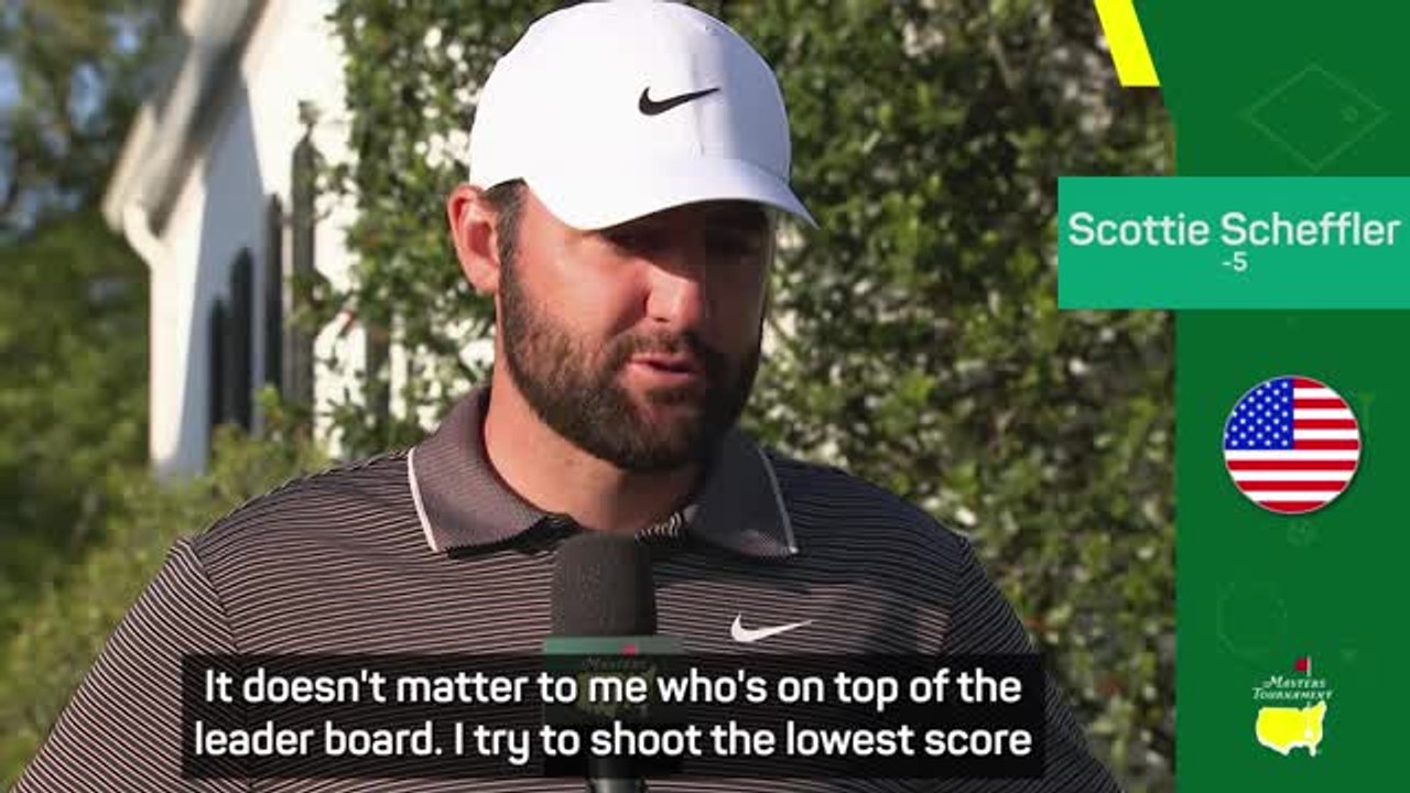 'You never know' - Scheffler positive for final round at Masters