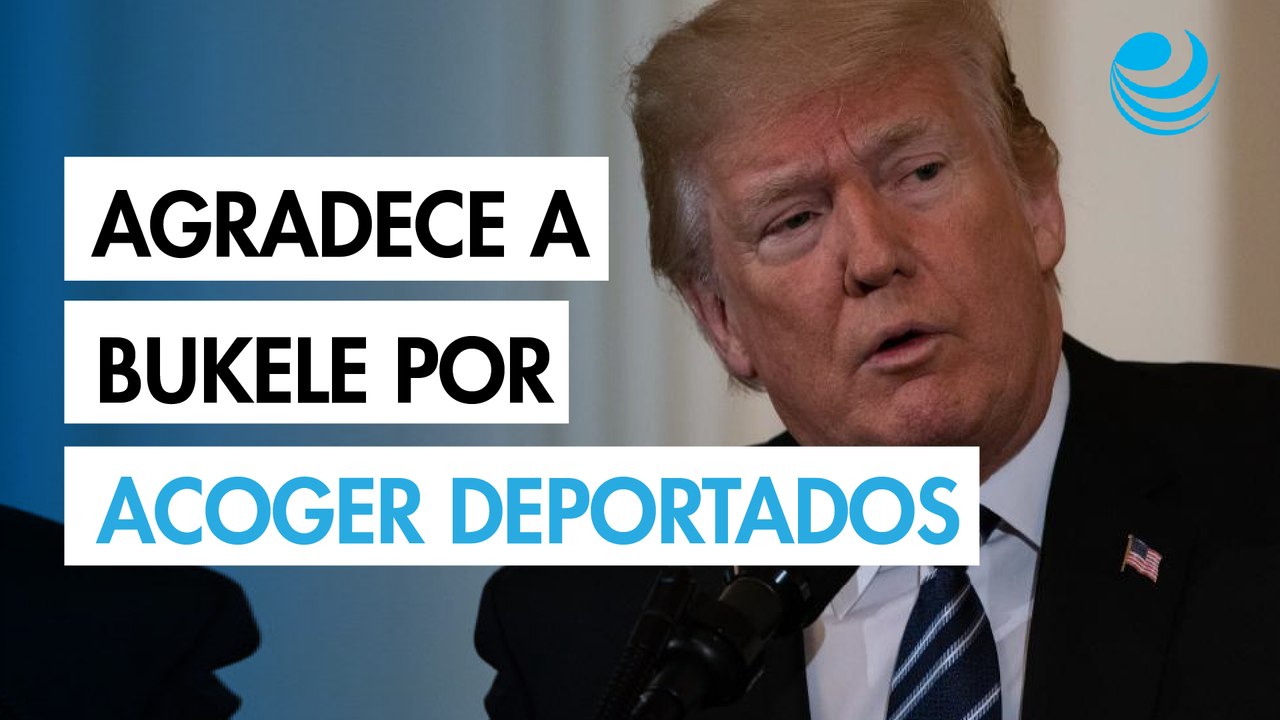Trump agradece a Bukele custodiar a los "enemigos extranjeros" de EU