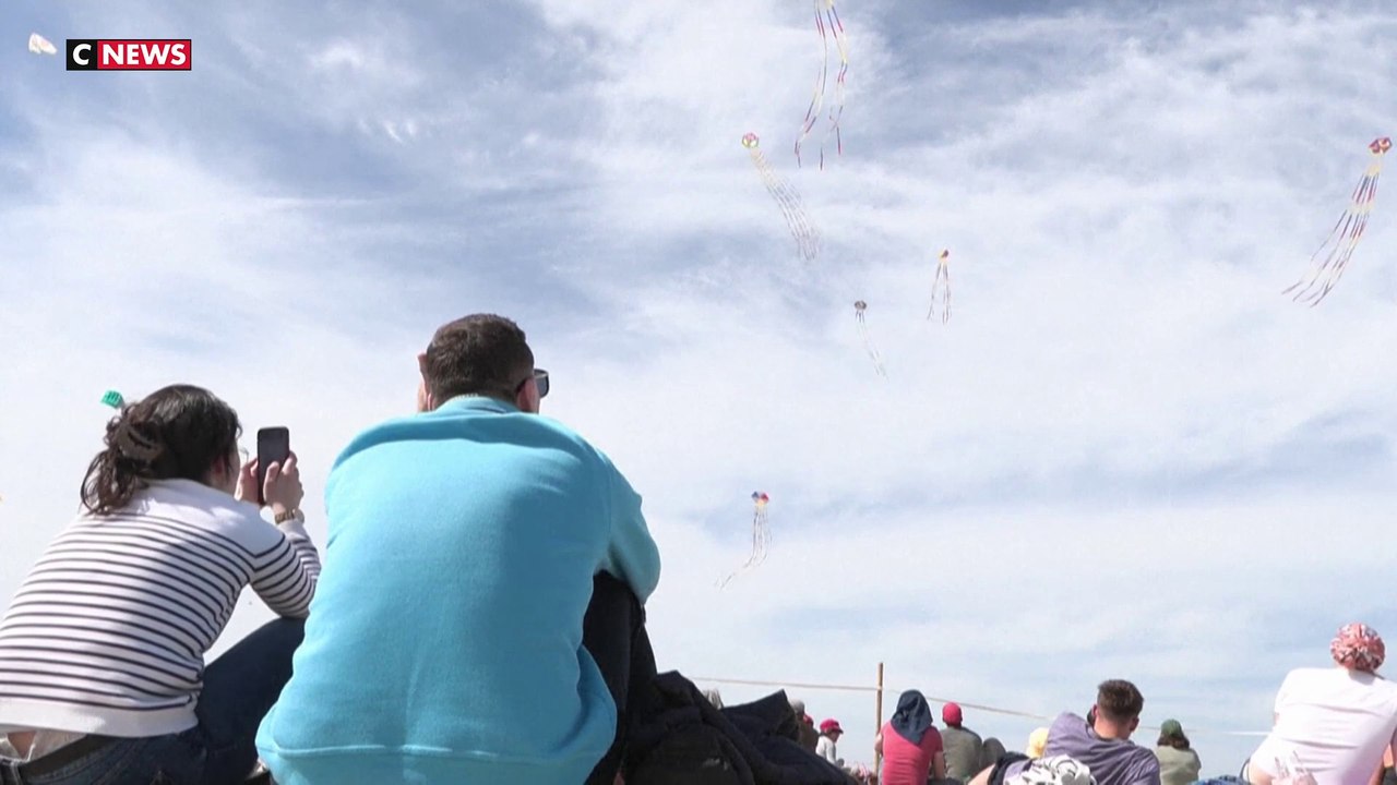 38 édition des Rencontres annuelles internationales de cerfs-volants à Berck-sur-Mer
