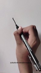tree drawing easy step by step