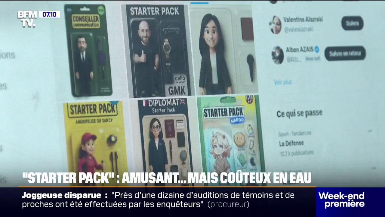 "Starter pack": une tendance très coûteuse en eau