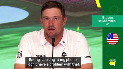 'I love James Bond movies' - DeChambeau on preparing for Masters final round