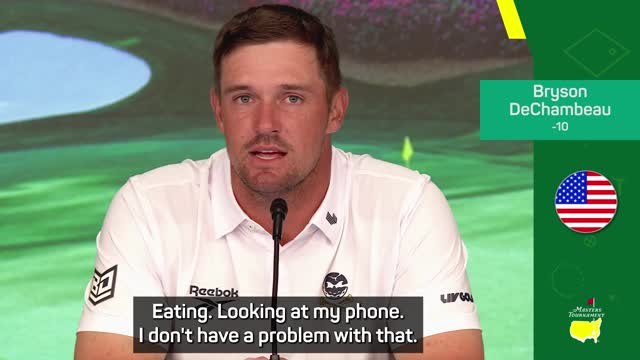 'I love James Bond movies' - DeChambeau on preparing for Masters final round