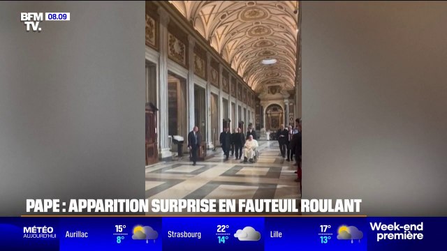 Le pape François aperçu à la basilique Sainte Marie Majeure