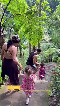 Σάκης Τανιμανίδης - Χριστίνα Μπόμπα: Οικογενειακές διακοπές στο Μπαλί με φόντο τροπικές εικόνες