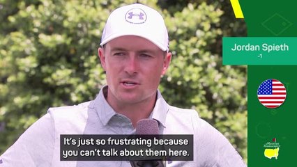 Spieth hits out at Augusta National over mud balls