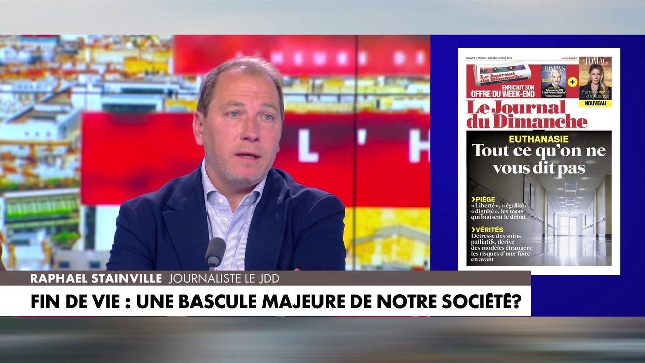 Raphaël Stainville : «Ce qui est indigne c'est ne pas prendre en charge la souffrance des malades»