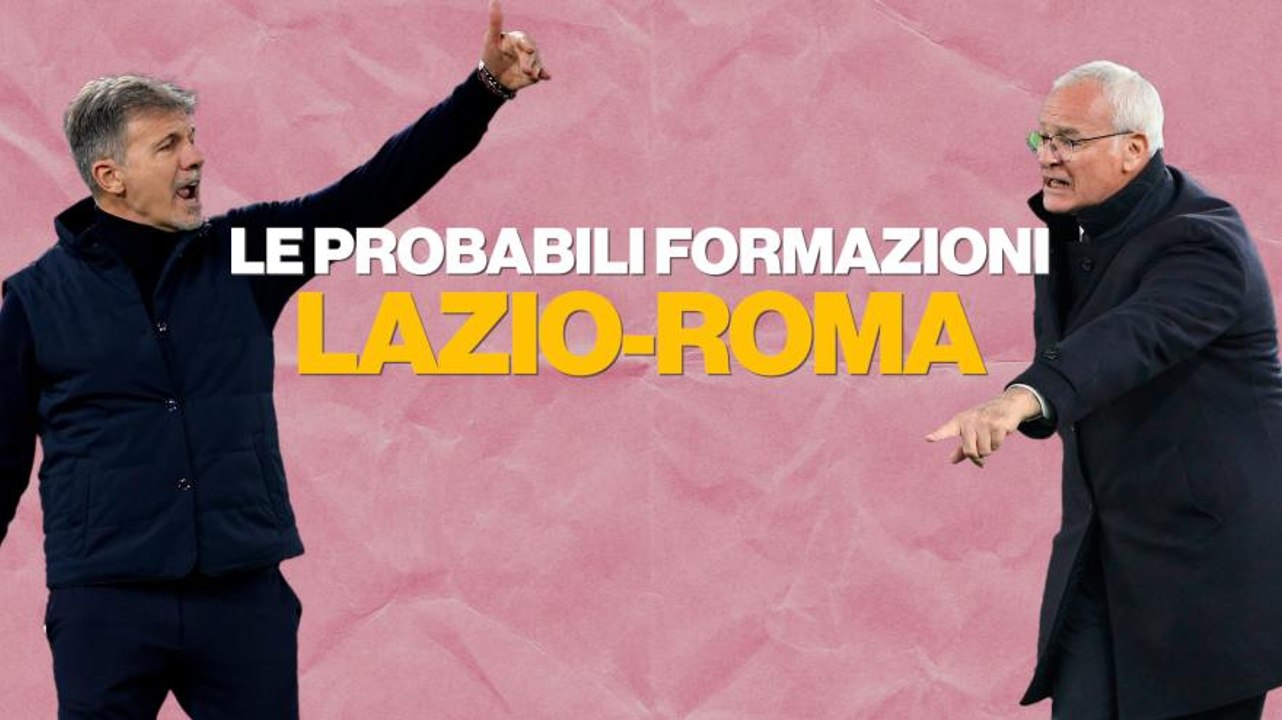 Lazio-Roma: le probabili formazioni di Baroni e Ranieri