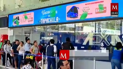 Terminales en Tuxtla Gutiérrez se saturan rumbo a destinos turísticos en Semana Santa