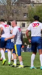 Fenerbahçe efsaneleri ile eski Schalke 04 oyuncuları dostluk maçı yaptı