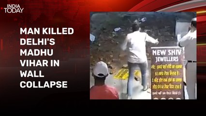 Man dies after Wall Collapses in Delhi’s Madhu Vihar