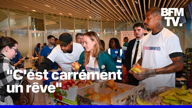 On nous a vraiment gâté »: une distribution alimentaire en présence des joueurs du PSG s’est déroulée ce samedi au Parc des Princes