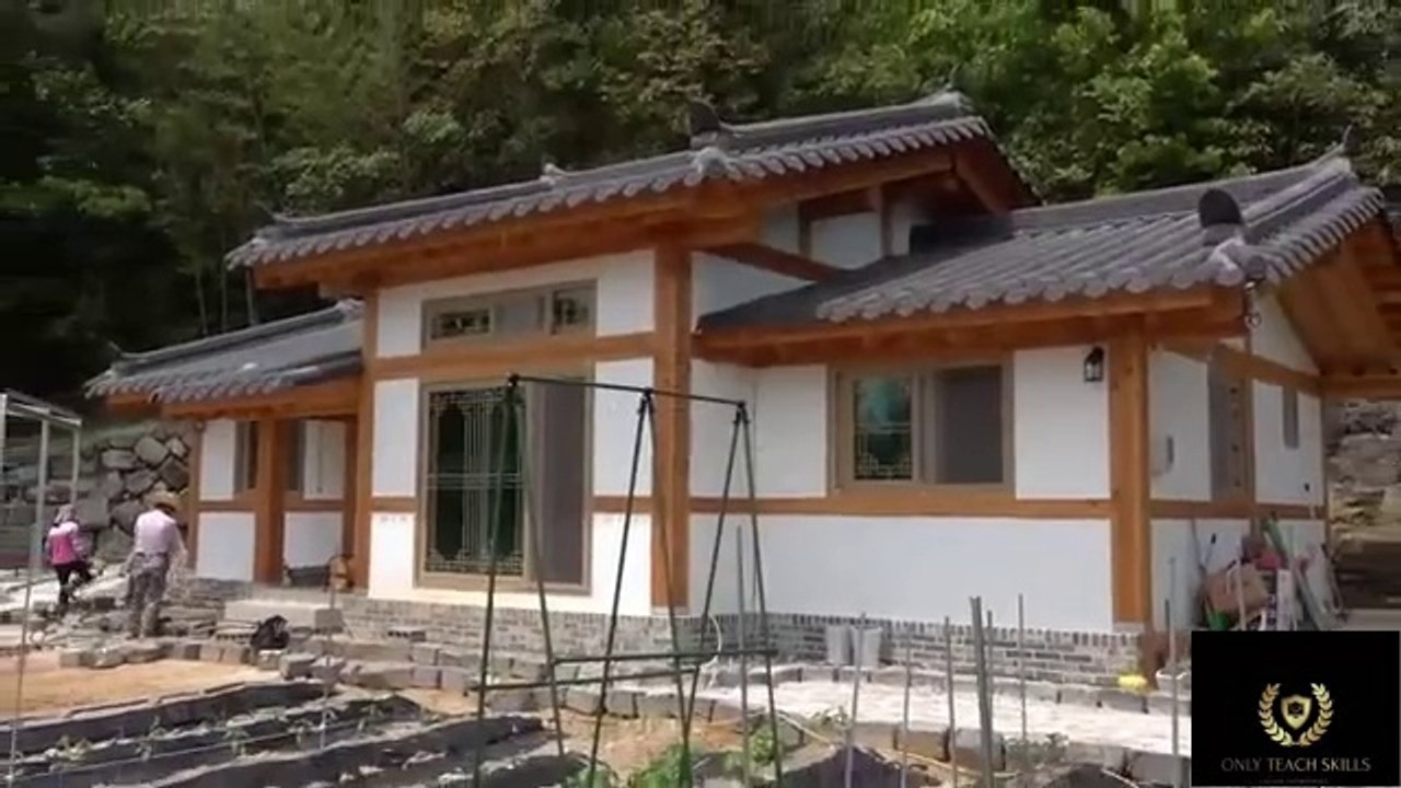 The best and most beautiful Korean way to build a house