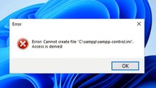How to solve access denied problem in Xampp