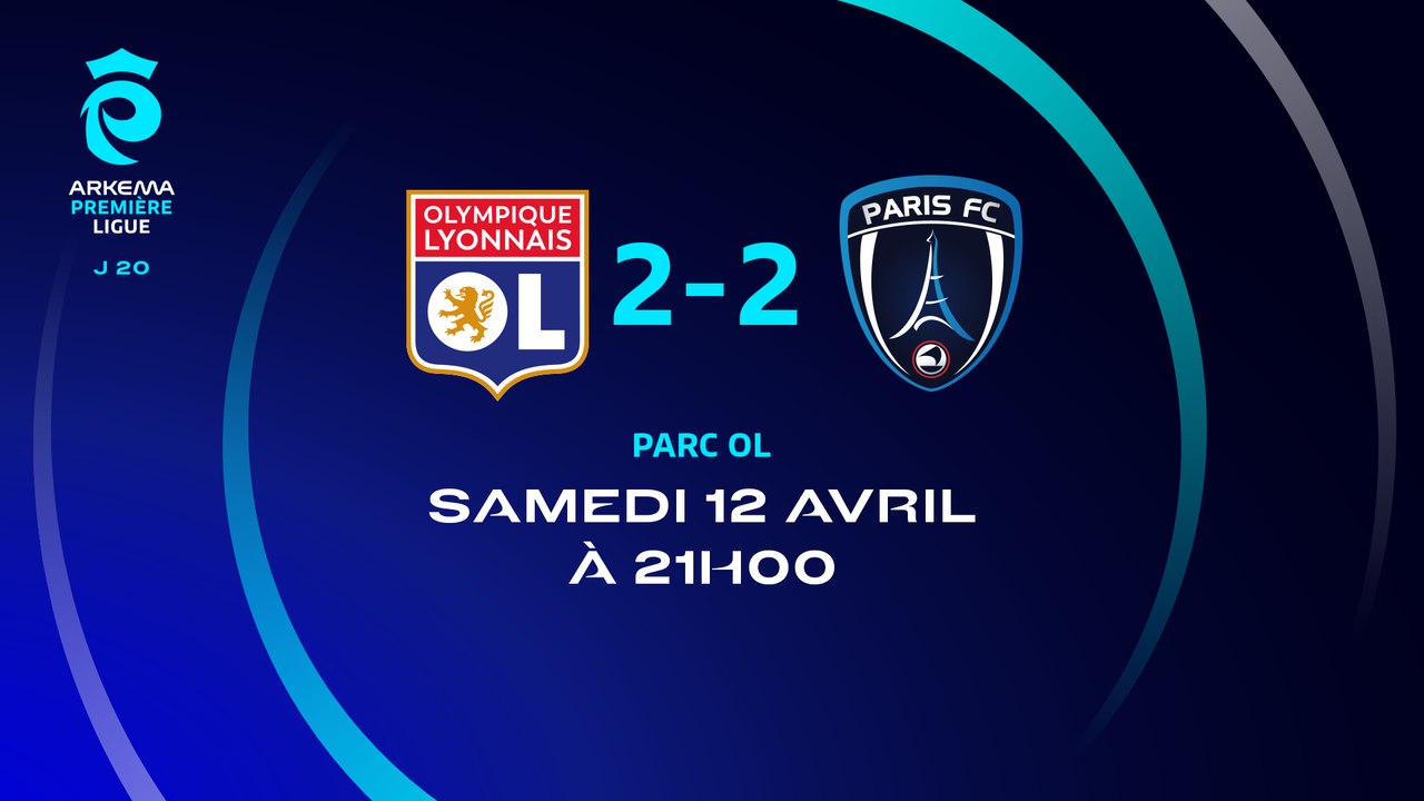 J20 : Ol. Lyonnais – Paris FC (2-2)