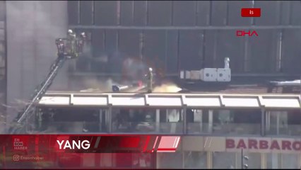 İstanbul'da kafede çıkan yangın söndürüldü