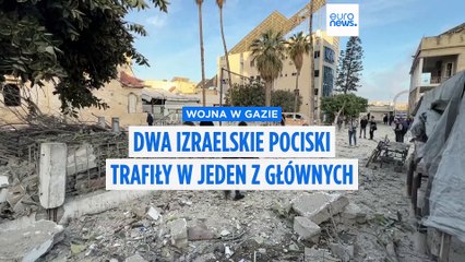 Izraelskie pociski trafiły w jeden z głównych szpitali w Gazie, pacjentów ewakuowano
