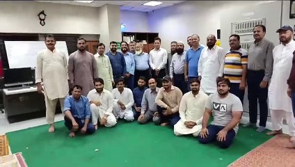 Farewell party of Mr. Zubair Arshad from Operation staff at control room. A old memory of Saba Power Plant