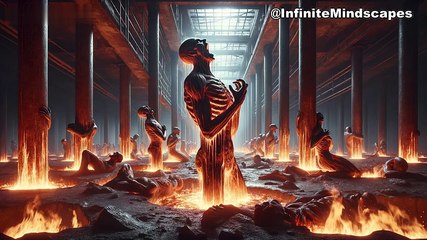 AI's Vision of the Eighteen Hells of Chinese Mythology
