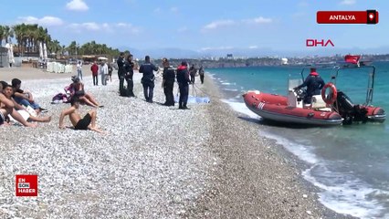 Antalya'da elbiseleriyle girdiği denizde boğuldu