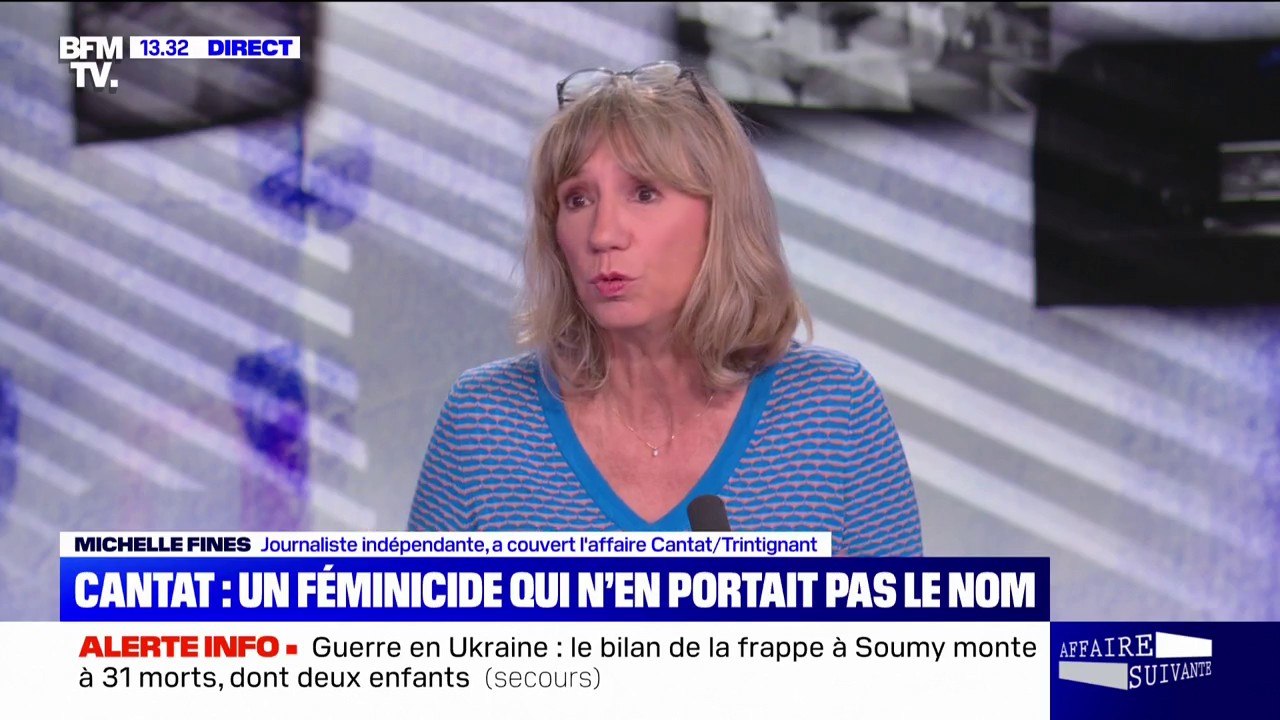 Documentaire sur l'affaire Cantat: "Les auteurs de violences conjugales sont toujours dans le déni", souligne Michelle Fines, journaliste ayant couvert l'affaire