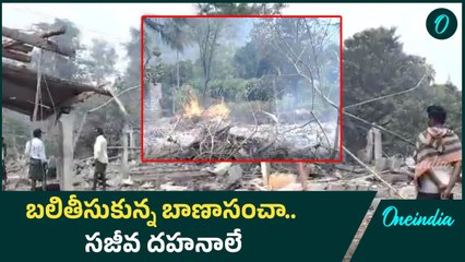 Anakapalli Fireworks Explosion  -  అనకాపల్లిలో ఘోర ప్రమాదం. 8 మంది సజీవ దహనం | Oneindia Telugu