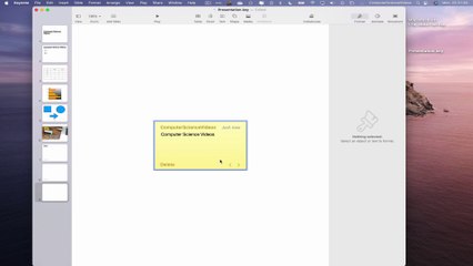 How to INSERT a Comment On Your Keynote Application Using a Mac Computer - Basic Tutorial | New