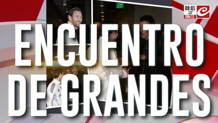 Messi y Lionel juntos: el astro se encontro con Richie