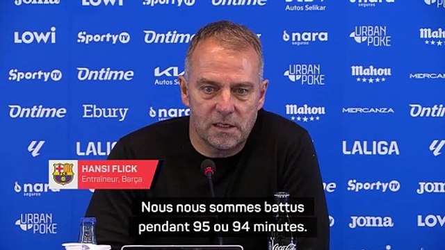 Flick salue l'effort incroyable de ses joueurs après le succès à Leganes