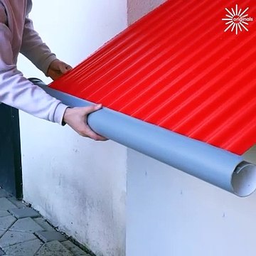 Water-saving method & repairing the damaged roof!