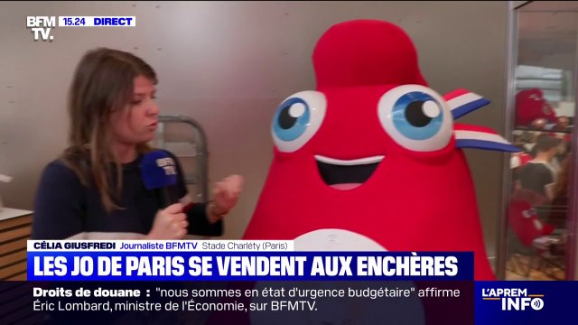 Des objets emblématiques des JO 2024 sont proposés ce dimanche dans une vente aux enchères