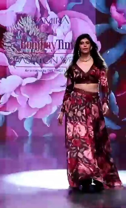 Sanjana Sanghi On Ramp For The Story Brand Bombay Times Fashion Week#sanjanasanghi#timesfashionweek