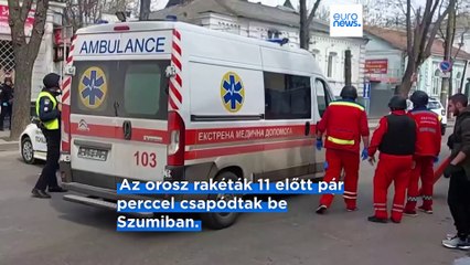 Legalább 31 halottja van az ukrajnai Szumi város elleni orosz rakétatámadásnak