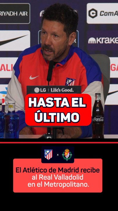 Simeone: "Seguiremos con ilusión hasta el final del campeonato"