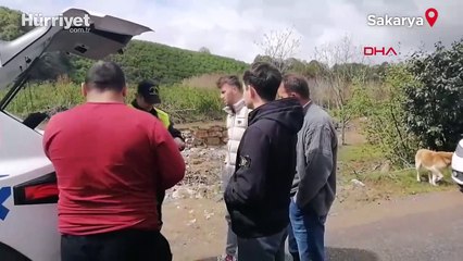 Kazada yan yatan otomobilde mahsur kalan 2 arkadaş o anları görüntüledi!