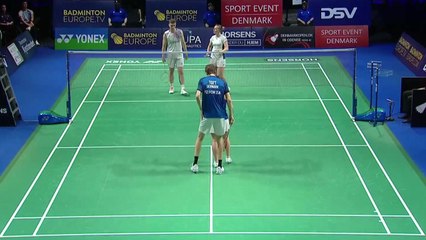 Le replay de la finale de Gicquel/Delrue - Badminton - Championnats d'Europe