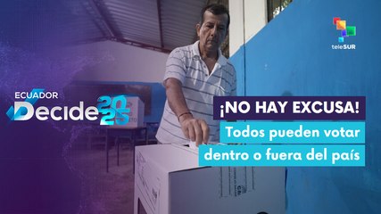 Ecuatorianos residenciados en Colombia ejercen su voto
