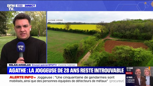 Le procureur indique qu'une cinquantaine de gendarmes sont mobilisés pour retrouver Agathe