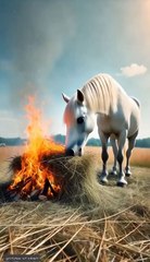 How rescue team save the life of horse || Horse and fire 🔥 story 😱 #facebookviral #foryouシ #BunnyAdventure #trend #amazingfacts #animation #indian #bestoftheday #trending #explore  #cartoon #Amazing #shorts #AI #duck #animals @follwer @Highligh