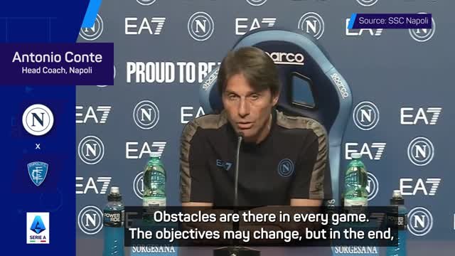 Conte wary of struggling Empoli as title race hots up